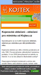 Mobile Screenshot of kojtex.cz